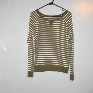 Striped green/white long sleeve